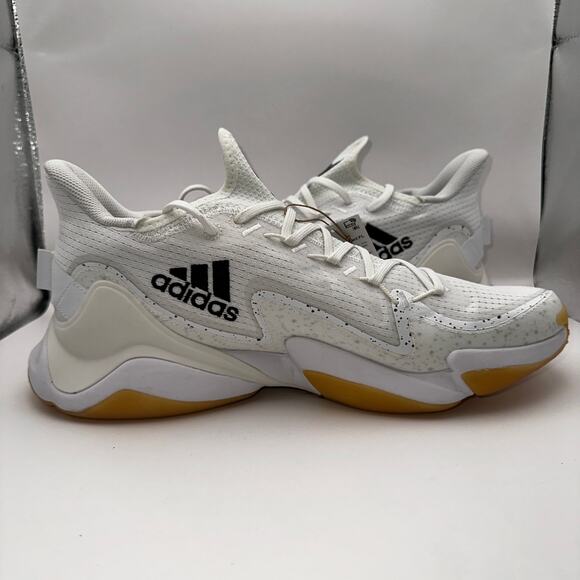 Adidas Mahome 1 Impact FL White Gum Basketball Shoes Size 14 main image 10